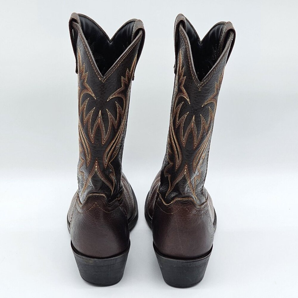 Laredo Paris Collection Mens Western Boots Size 8 Brown Leather Pointed Rodeo - Picture 3 of 13